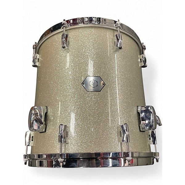 Used Noble & Cooley 3 Piece horizon series Silver Sparkle Drum Kit