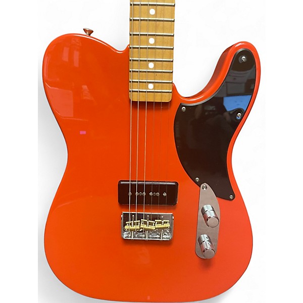 Used Fender Noventa Telecaster Fiesta Red Solid Body