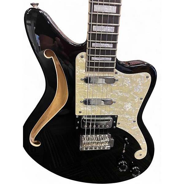 Used D'Angelico PREMIER BEDFORD SH BLACK FLAKE Solid Body Electric Guitar