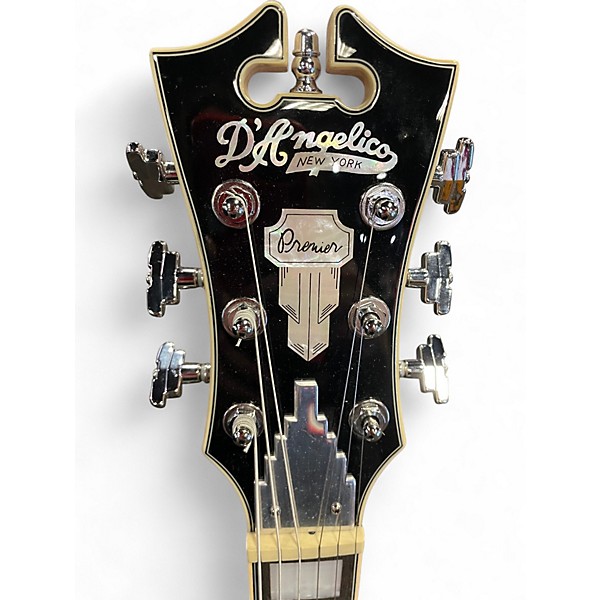 Used D'Angelico PREMIER BEDFORD SH BLACK FLAKE Solid Body Electric Guitar