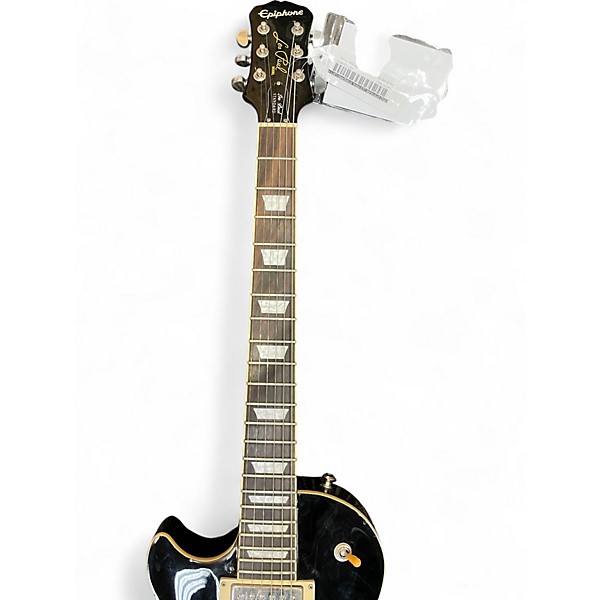 Used Epiphone Les Paul Standard Left Handed Black Electric