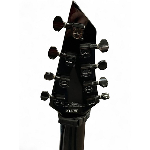 Used Jackson SLAT8 Black Solid Body Electric Guitar