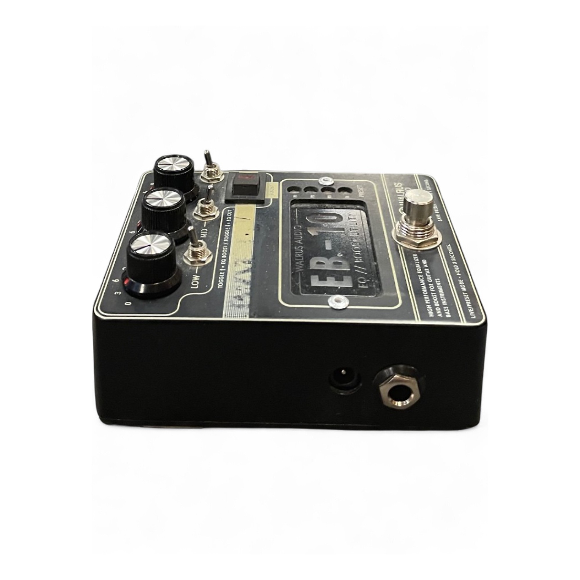 ギター Walrus Audio EB-10 Preamp EQ WAL-EB10#B EB-10 Preamp // EQ // Boost - BLEMISHED