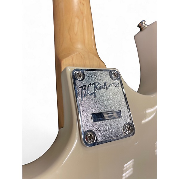 Used B.C. Rich ASM1 Cream Solid Body Electric Guitar