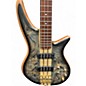 Used Jackson Pro Series Spectra SBP IV Transparent Black Burst Electric Bass Guitar