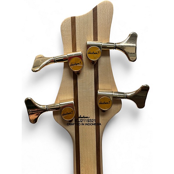 Used Jackson Pro Series Spectra SBP IV Transparent Black Burst Electric Bass Guitar