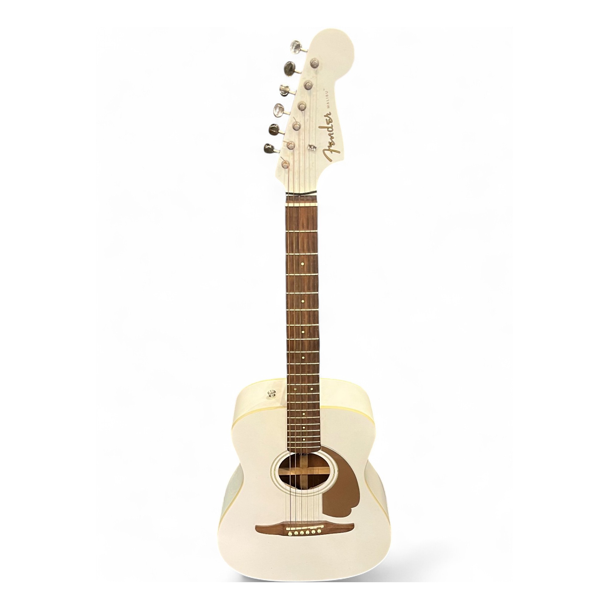 【Xmasセール！】fender Malibu Player エレアコ ホワイト Fender Malibu Player Acoustic-Electric Guitar, Walnut