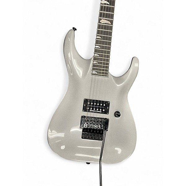 Used Kramer SM1H Metallic Silver Solid Body Electric Guitar