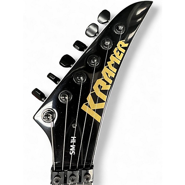 Used Kramer SM1H Metallic Silver Solid Body Electric Guitar