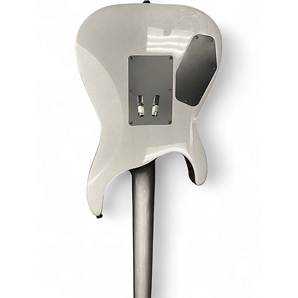 Used Kramer SM1H Metallic Silver Solid Body Electric Guitar