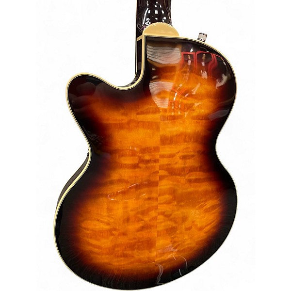 Used Gretsch Guitars G5655T-QM Sweet Tea Hollow Body Electric Guitar