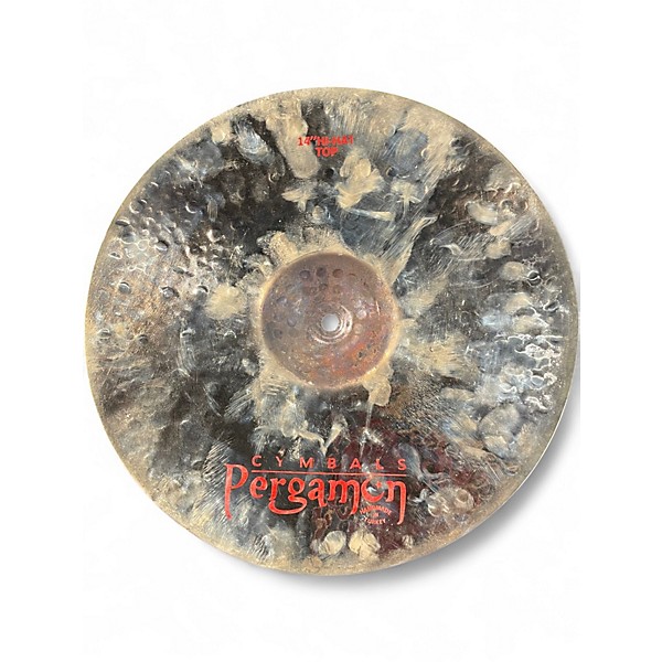 Used Pergamon 14in Firebird Hi-Hat Set Cymbal