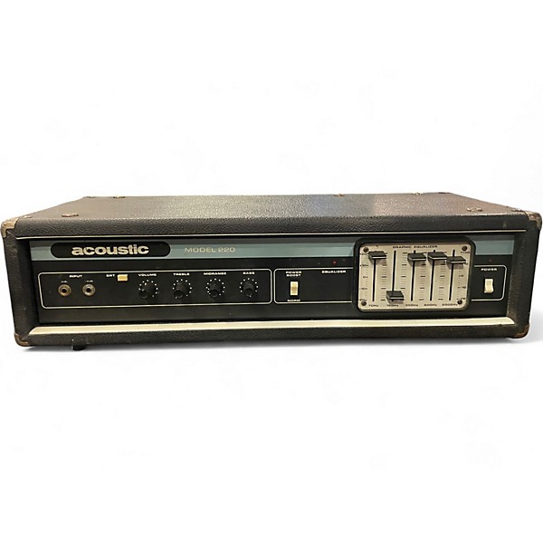 Vintage 1980s Acoustic 220 Bass Amp Head