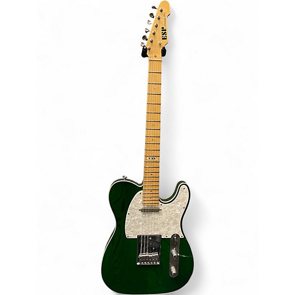 Used ESP Vintage Plus Sherwood Green Solid Body Electric Guitar