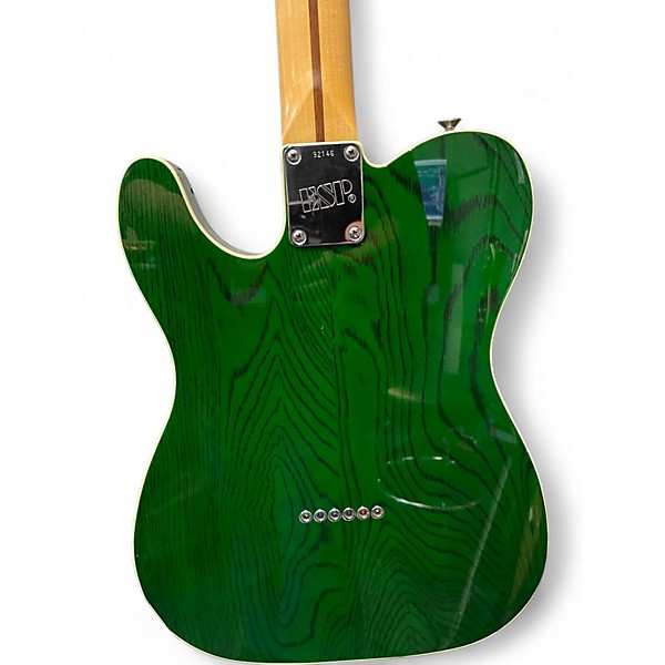Used ESP Vintage Plus Sherwood Green Solid Body Electric Guitar
