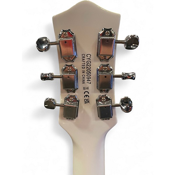 Used Gretsch Guitars G5237 Electromatic Double Jet FT urf Green and White Solid Body Electric Guitar