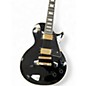 Used Epiphone INSPIRED BY GIBSON LES PAUL CUSTOM Black and Gold Solid Body Electric Guitar