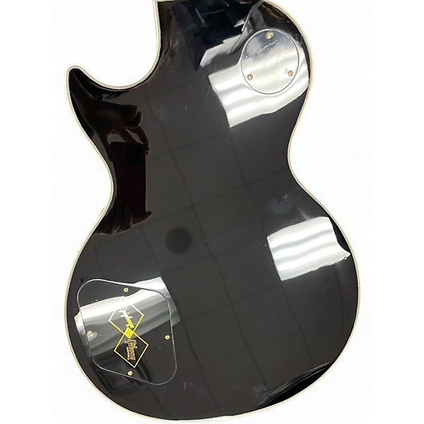 Used Epiphone INSPIRED BY GIBSON LES PAUL CUSTOM Black and Gold Solid Body Electric Guitar