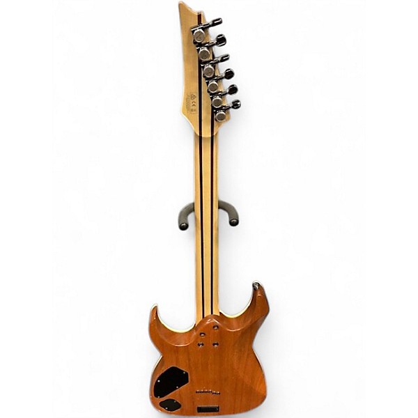 Used Ibanez RG5121 Prestige Dark Tide Blue Flat Solid Body Electric Guitar