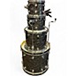 Used DW 4 Piece Performance Series BLACK MARINE PEARL Drum Kit thumbnail