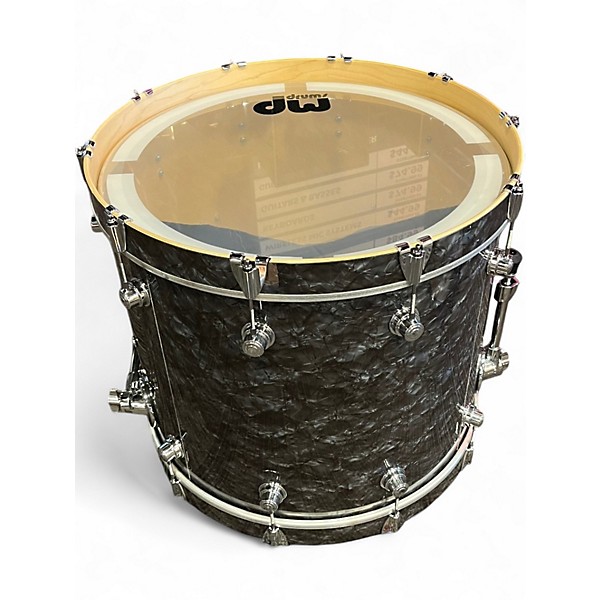 Used DW 4 Piece Performance Series BLACK MARINE PEARL Drum Kit