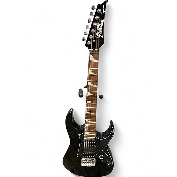Used Ibanez GDTM21 Mikro Black and Gold Solid Body Electric Guitar