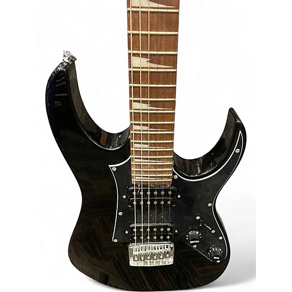 Used Ibanez GDTM21 Mikro Black and Gold Solid Body Electric Guitar