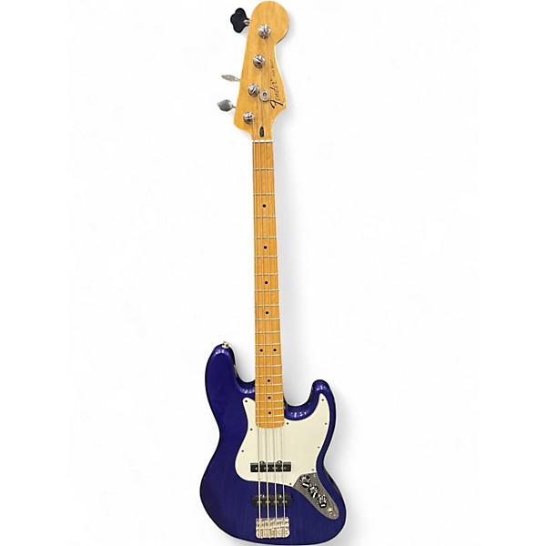Used Fender Player Jazz Bass Blue Electric Bass Guitar