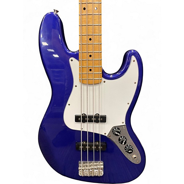 Used Fender Player Jazz Bass Blue Electric Bass Guitar