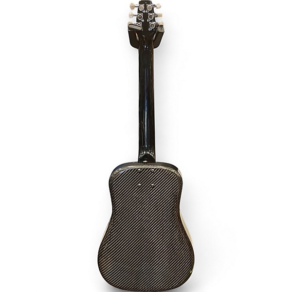 Used Klos Hybrid Travel Guitar Black Acoustic Guitar