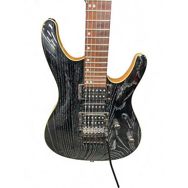 Used Ibanez S570AH Black Solid Body Electric Guitar