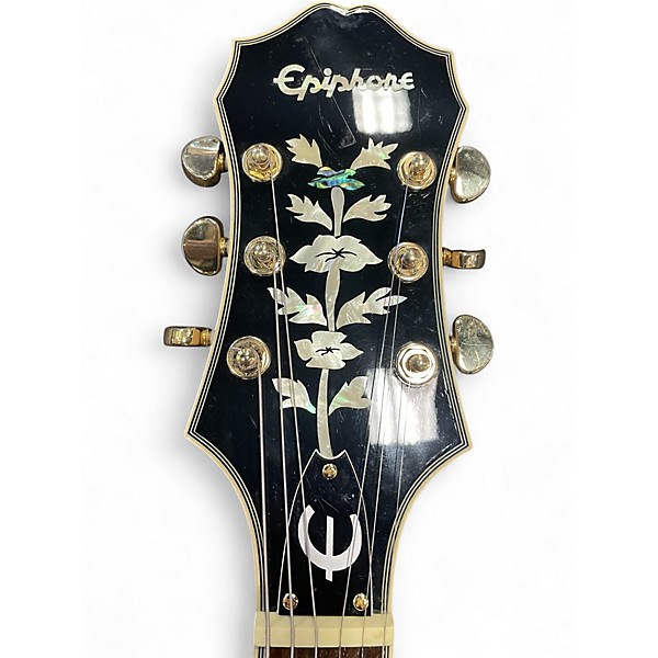Used Epiphone Sheraton II Natural Hollow Body Electric Guitar