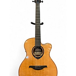 Used Lag Guitars THV30ACE Natural Acoustic Electric Guitar