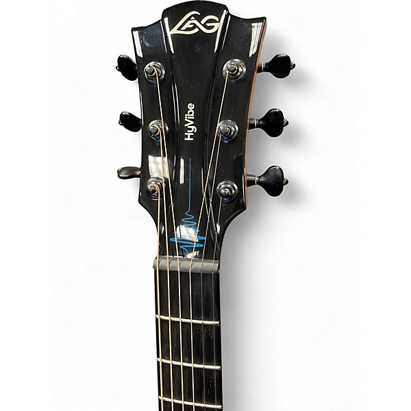 Used Lag Guitars THV30ACE Natural Acoustic Electric Guitar