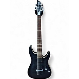 Used Schecter Guitar Research C1 Platinum Trans Black Solid Body Electric Guitar