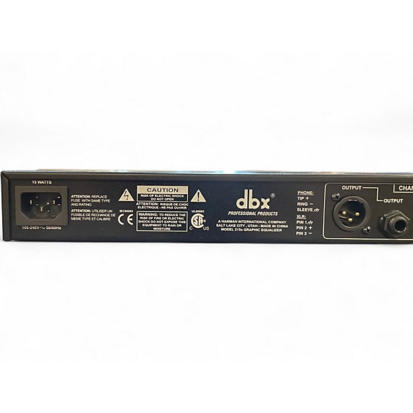 Used dbx 131S Single Channel 31-Band Graphic Equalizer