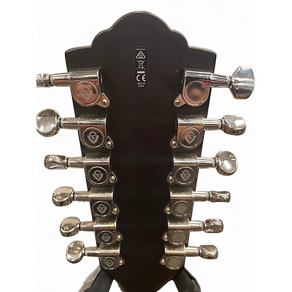Used Guild F-2512E Deluxe 2 Color Sunburst 12 String Acoustic Electric Guitar