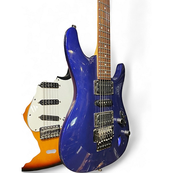 Used Ibanez S470 Blue Solid Body Electric Guitar