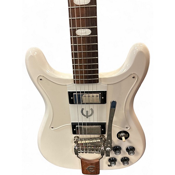 Used Epiphone 50th Anniversary 1962 Reissue Crestwood Custom POLARIS WHITE Solid Body Electric Guitar