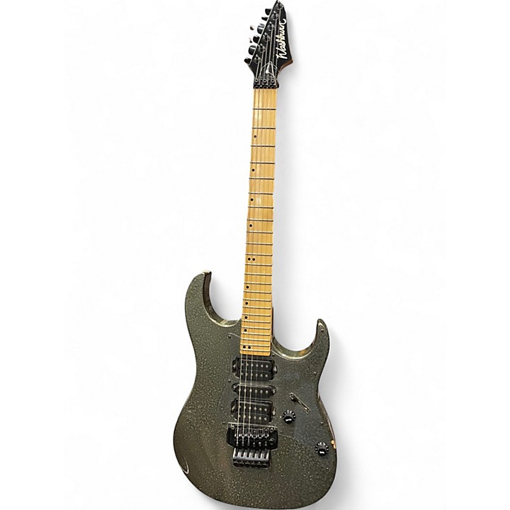 Used Washburn mg94 Metallic Gray Solid Body Electric Guitar