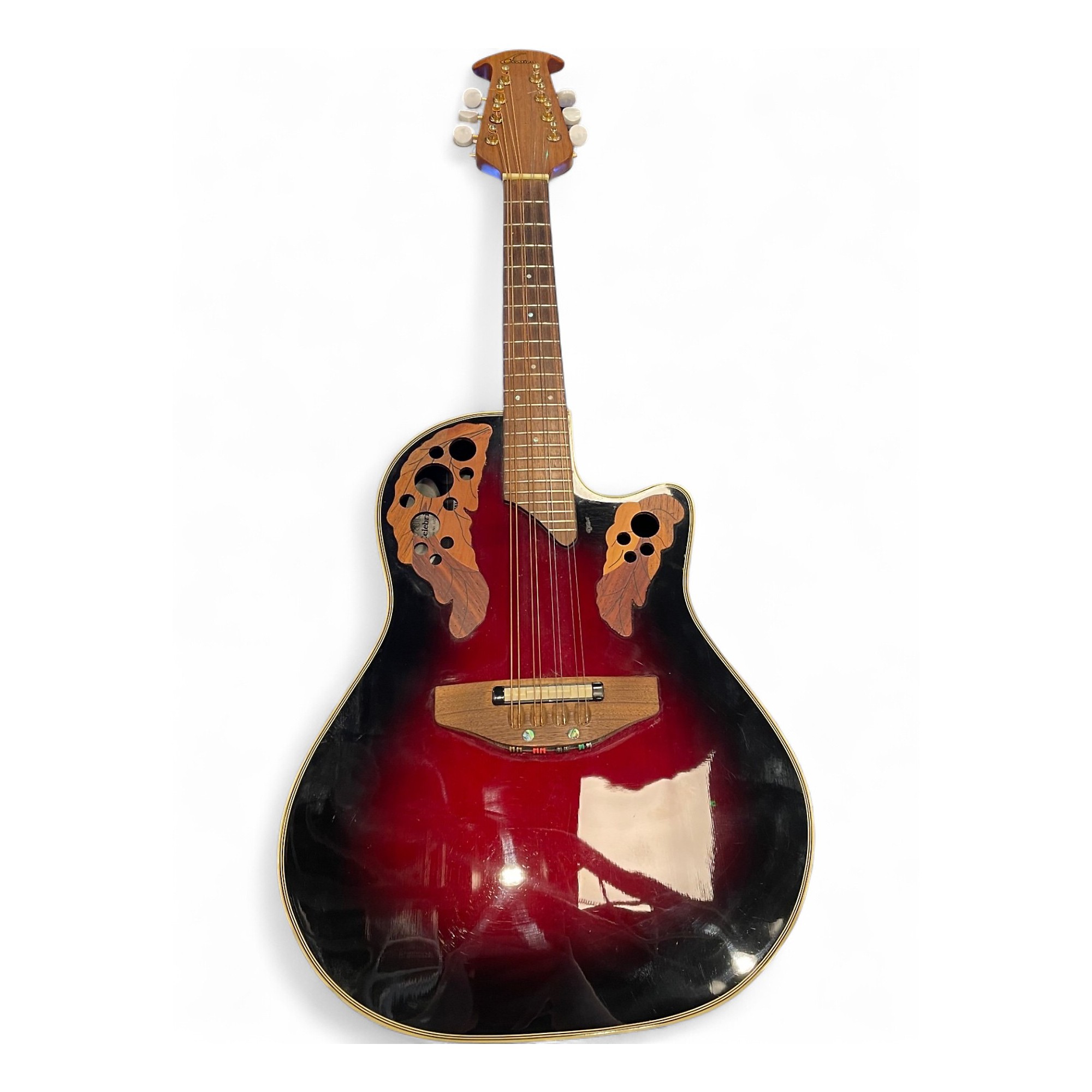 OVATION　Celebrity Mandolin MCS-148 Used Ovation MCS148 Celebrity 2 Color Sunburst Mandolin 2