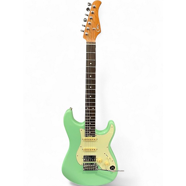 ギター Mooer GTR S800 Green Used Mooer GTRS S800 Surf Green Solid Body Electric Guitar