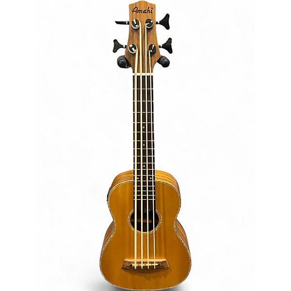Used Amahi bass-002 natural Ukulele