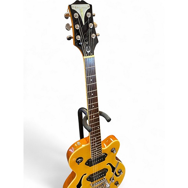 Used Epiphone Wildkat Amber Hollow Body Electric Guitar