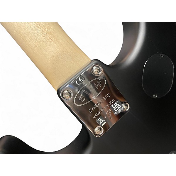 Used EVH 5150 stealth black Black Solid Body Electric Guitar