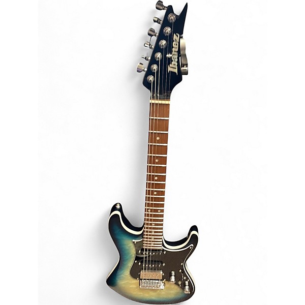 Used Ibanez 1p-01 az24p1qm deep ocean Solid Body Electric Guitar