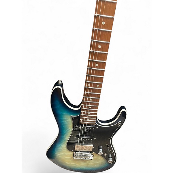 Used Ibanez 1p-01 az24p1qm deep ocean Solid Body Electric Guitar