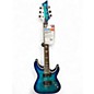 Used Schecter Guitar Research Omen Extreme 6 Ocean Blue Solid Body Electric Guitar thumbnail