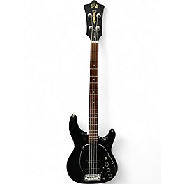 Vintage 1980 Guild SB202 Black Electric Bass Guitar