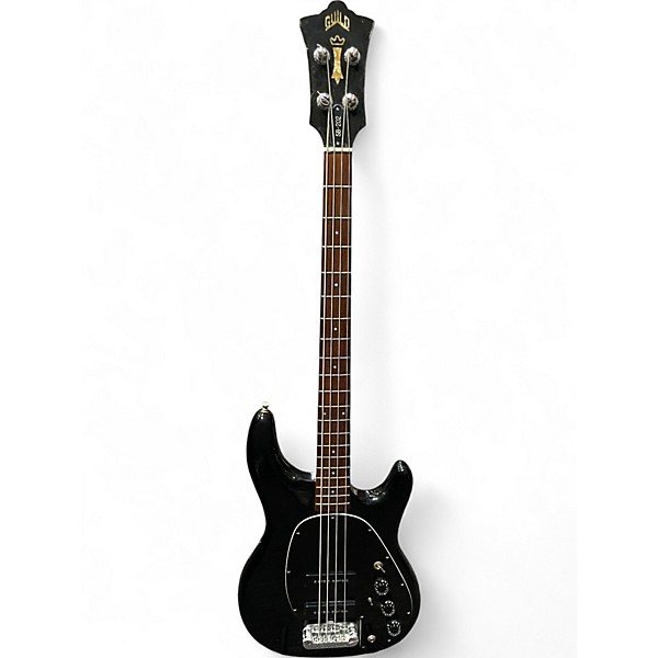 Vintage 1980 Guild SB202 Black Electric Bass Guitar